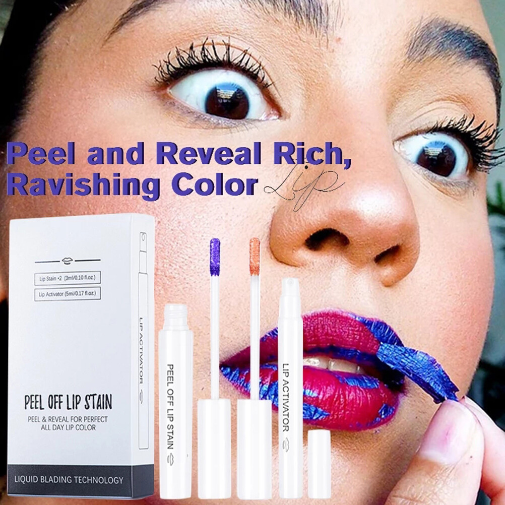 Lip Stain Long Lasting Lip Tint Transfer Proof Peel Off Lip Stain