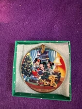 Disney Christmas Disk Ornament Its a Small World Holiday 1994 Christmas Flyer
