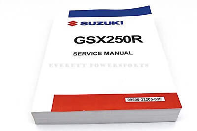 SUZUKI GSX250R サービスマニュアル Shop Service Manual GSX250R 2018-2019 OEM Suzuki Troubleshoot
