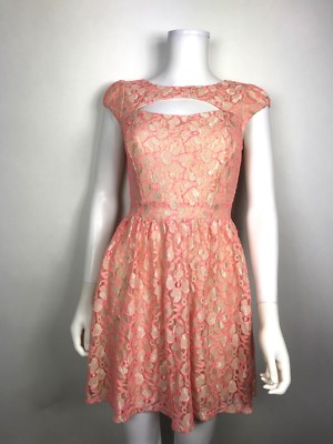 malloy lace dress VTG 90's PARTY BODYCON MOLLY MALLOY Evenings Dress LACE SZ 12 Wire Neckline