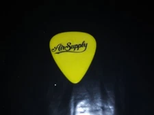 AIR SUPPLY Logo & Graham Rusell Signature Old Concert Tour RaRe GUITAR PICK