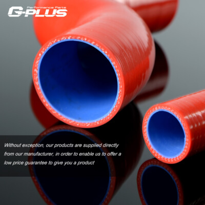 Red Silicone Radiator Hose Kit For 1955-1957 Chevy Small Block V8 (150/210) - 3-Ply, 4.5mm Thickness