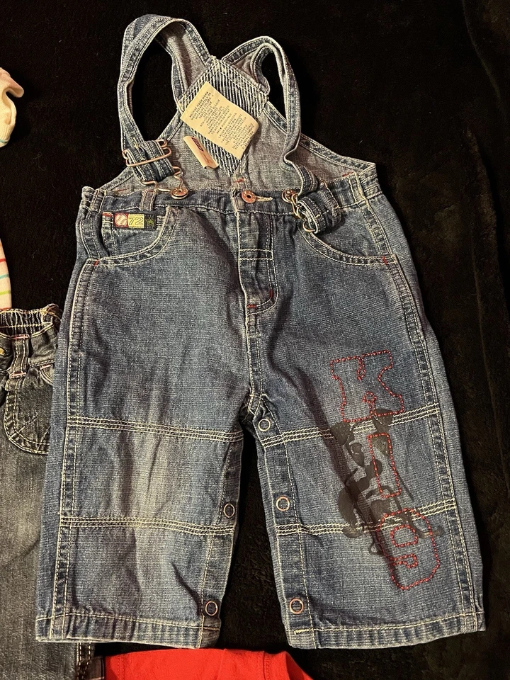 De colección Años 70 Bebé Niño Prematuro a 6 Meses Conjunto Conjuntos Healthtex Carter’s Fisher Price Foto 3 de 4