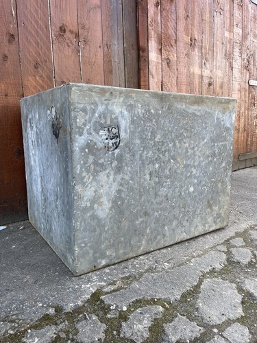 π΄ Vintage Antique LARGE Galvanised Steel Water Trough Tank Plant Pot π΄ - Picture 4 of 7