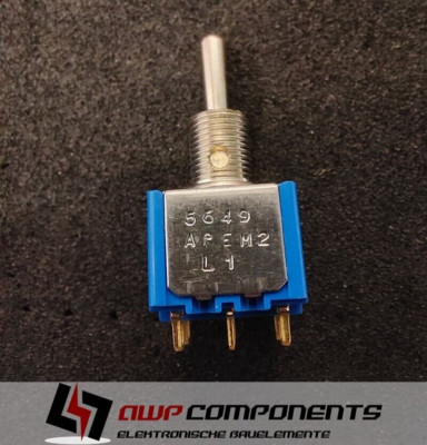 5649 CD - SWITCH TOGGLE DPDT ON-OFF-ON - APEM