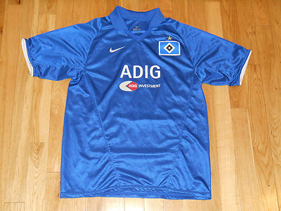 Rare 05-07 Nike DANIEL VAN BUYTEN Hamburger SV Soccer Jersey Kit