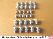 JCB BACKHOE GREASE NIPPLES, ASSORTED PACK 30 PCS (1450/0001 1450/0002 1450/1001)