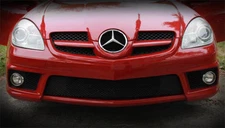 Bumper Middle Mesh Grille Grill for Mercedes SLK55 & SLK Sport / AMG Bl2009 2010