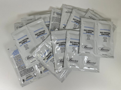 12Pcs x Baxter of California Daily Fortifying Shampoo & Conditioner Sample 10mL