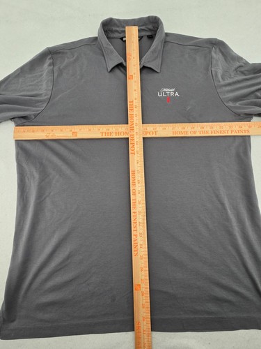 Travis Mathew Poloshirt Erwachsene 2XL grau Michelob Ultra Golf Freizeit Baumwolle * - Bild 7 von 16