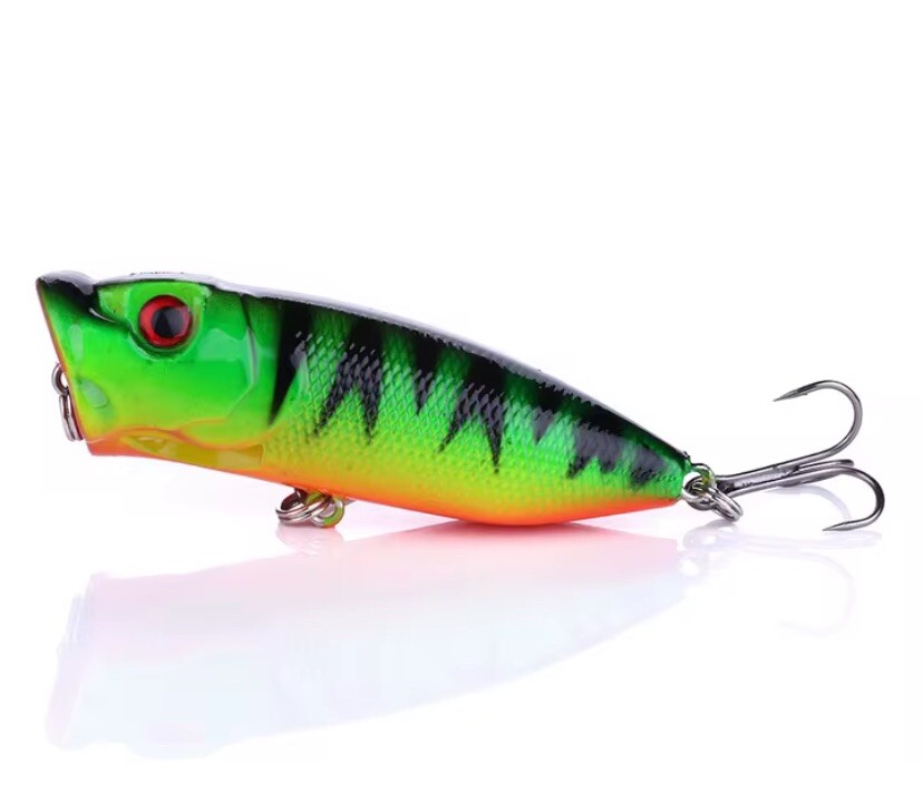 Topwater Poppers (5 Pack) - Rattling Crankbait Fishing Lures - Image 3