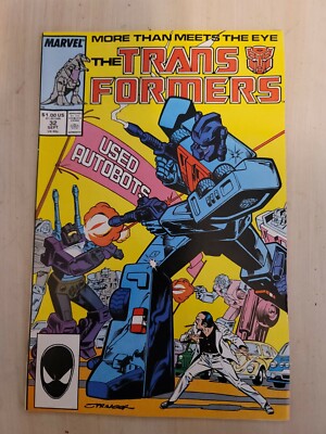 Transformers #32 Comic Book Marvel. 1st Print. Free Shipping.Very Good Condition