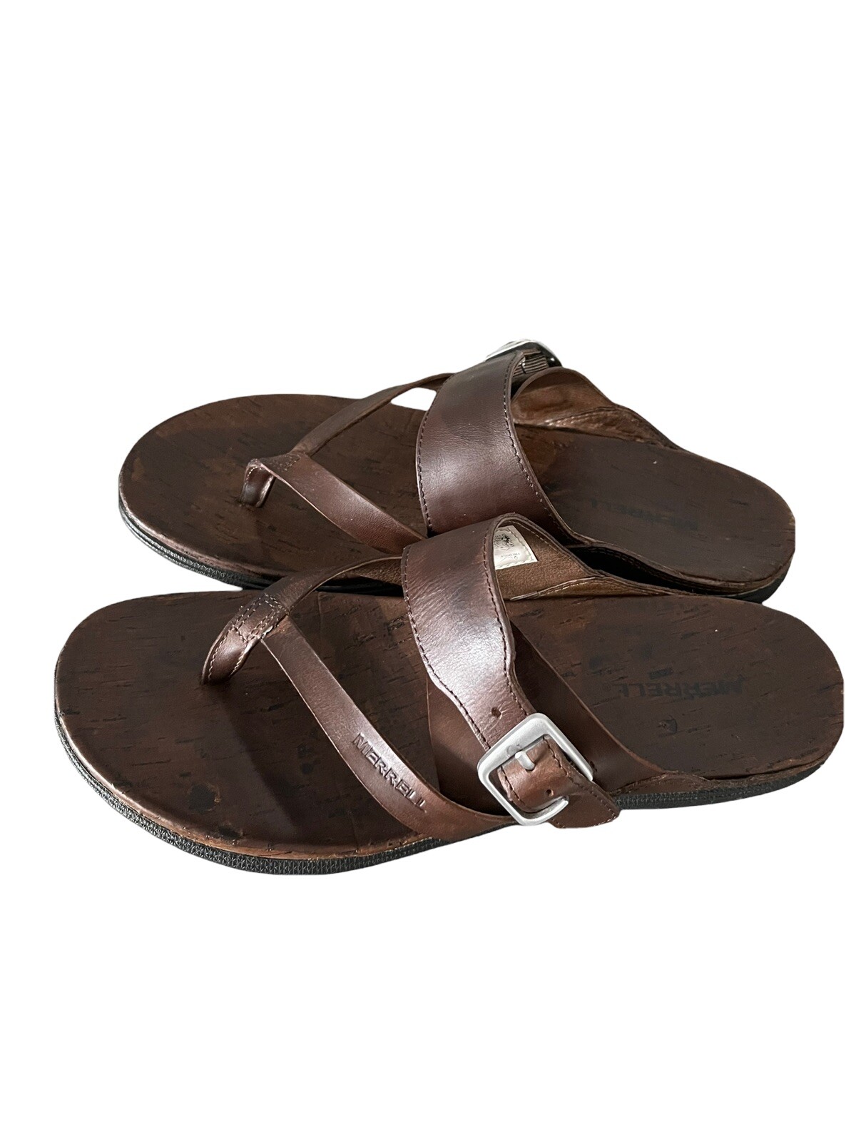 merrell leather thong sandals