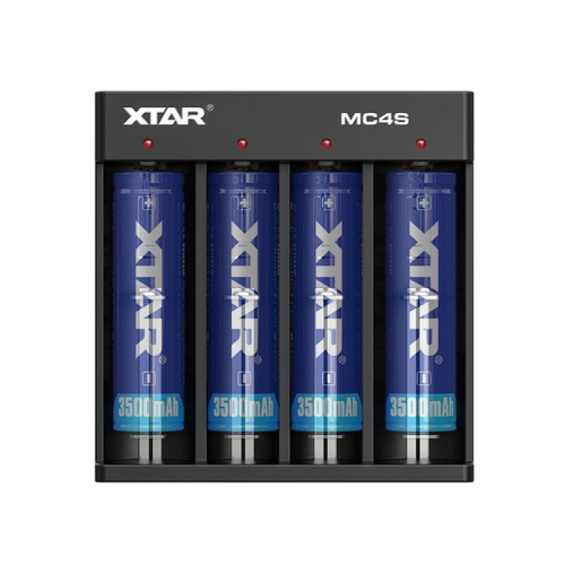 XTAR MC4S Battery Charger Li-ion USB DC 5V 0.5A TC/CC/CV 14500 14650 | eBay