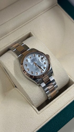 Rolex Datejust 31, Steel/Rose Gold, Factory MOP Diamond Dial, Unworn, 2024, - Picture 2 of 9