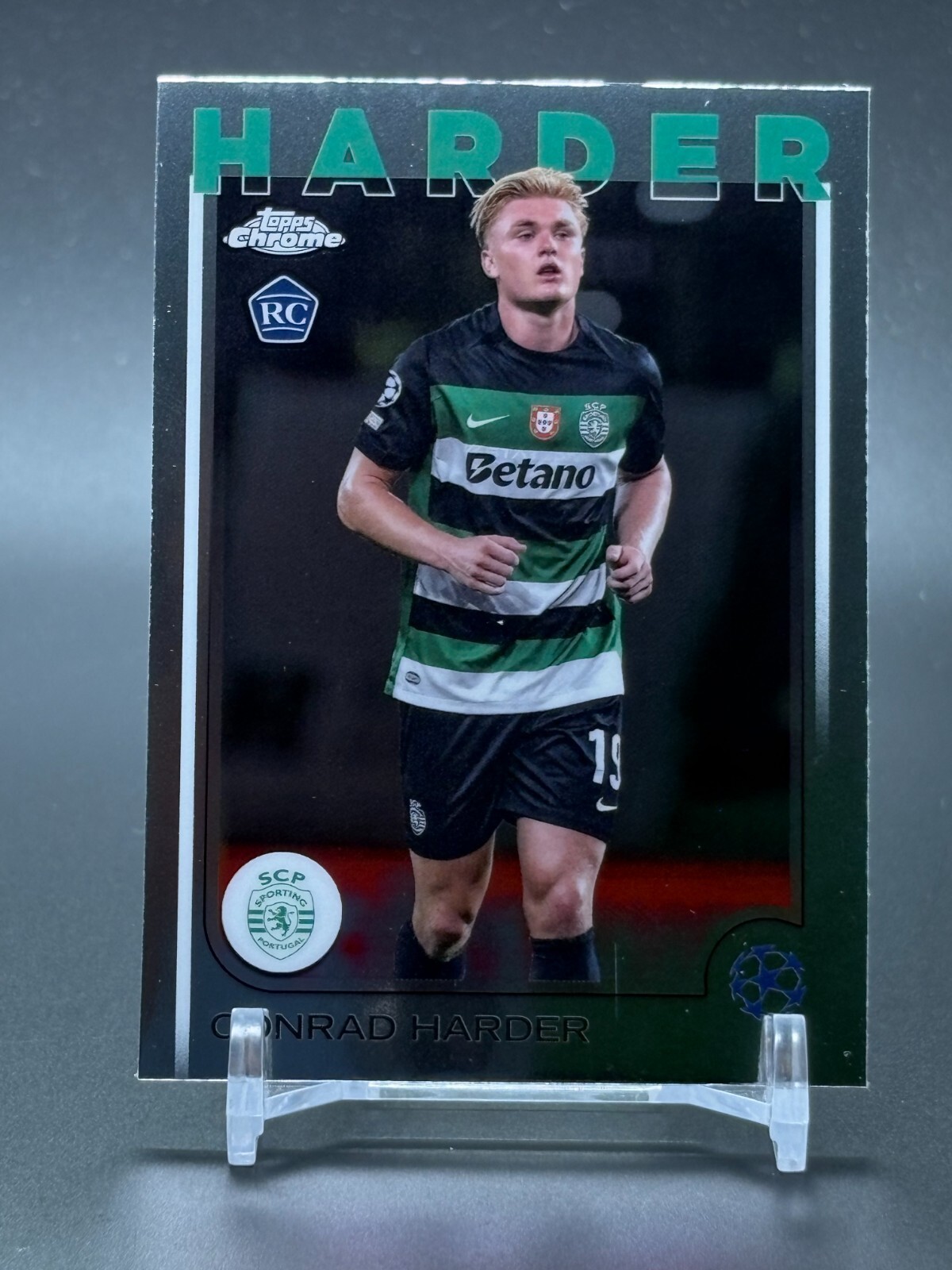 2024-25 Topps Chrome UCC Rookie #177 CONRAD HARDER Sporting Clube de Portugal RC