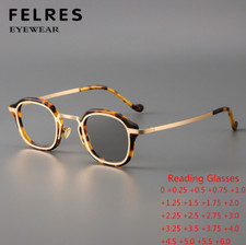 Men Metal Square Photochromic Reading Glasses Full Frame Business Sunglasses New