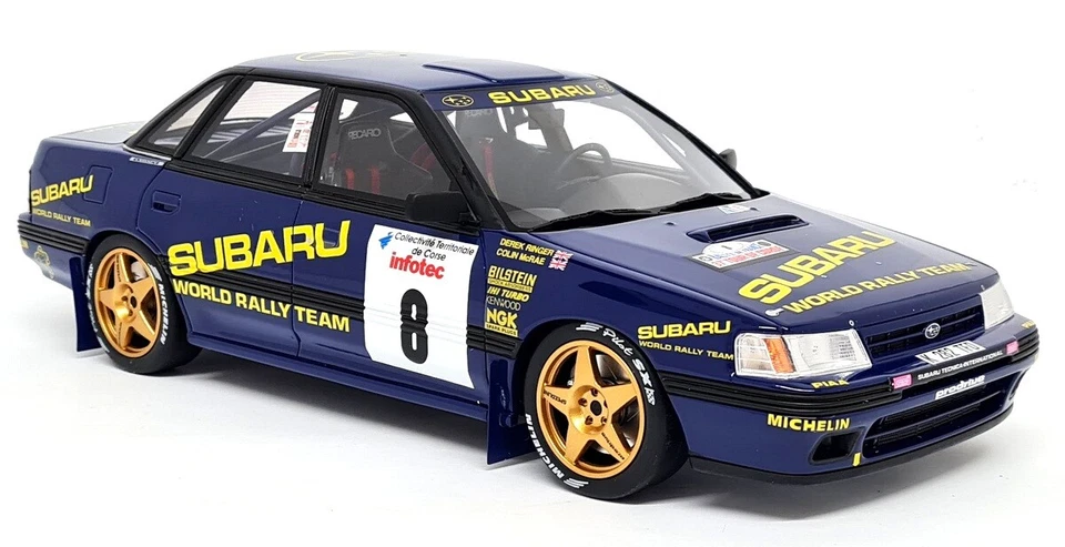 Coche modelo Otto 1/18 - Subaru Legacy RS Gr.A Tour De Corse Rally Colin McRae 1993 Foto 3 de 4
