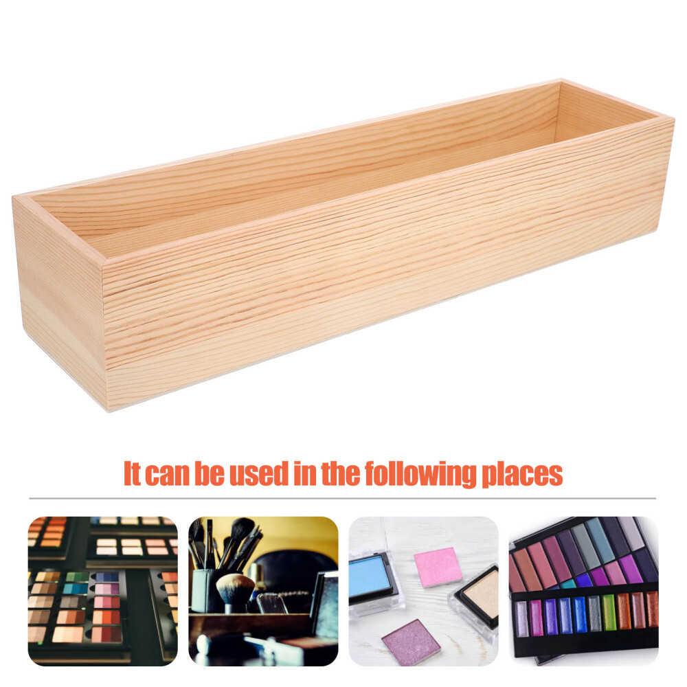 Simple Decorative Reusable Craft Organizer Box Wall Wood Box Craft Box