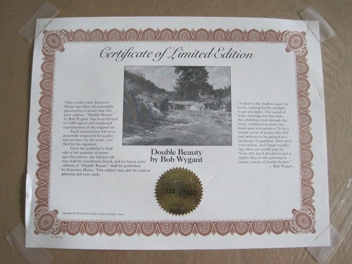 Bob Wygant "Double Beauty" Limited Edition Print 123/1000 with COA 22 x 28" - Bild 5 von 6