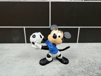Vintage Mickey Mouse Goalkeeper PVC Figure Bullyland Disney Hand-Painted