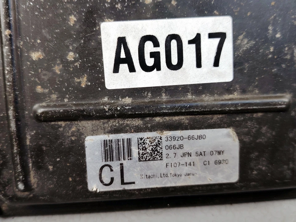 SUZUKI VITARA ESCUDO 2.7L 5AT 2006 ENGINE CONTROL MODULE ECU ECM PCM 33920 66JB0 - Image 3 of 4