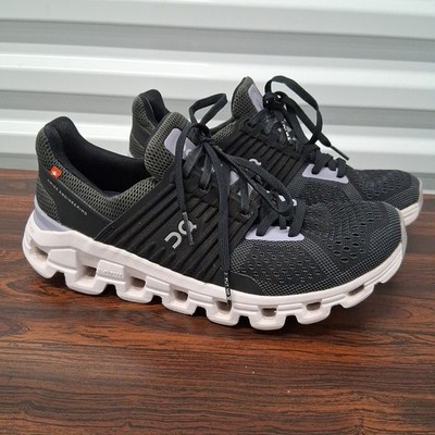 On Cloud Cloudswift Running Sneakers Womens Sz 7.5 Black Lavendar  GREAT COND!
