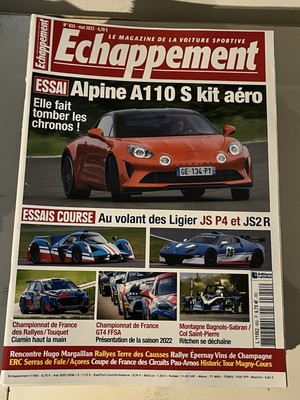 Auspuff Magazin 655 Mai 2022 Alpine A110 Kit Aero Ligier JS P4 & 2 R Gt4 Ff