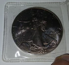2002  Walking Liberty American Eagle 1 oz Fine .999 Silver Dollar
