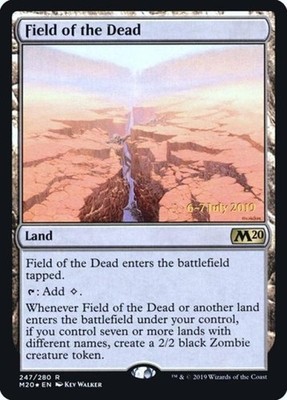 MTG English Field of the Dead NM Foil Promos: Prerelease Cards
