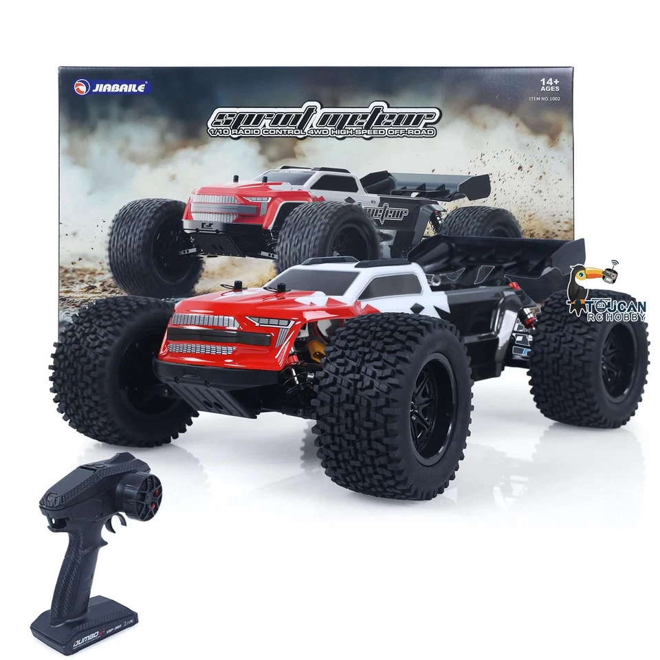 1/10 90KM/H High Speed Racing Truck 4x4 RC Car Metal Oil Filled Shock Absorber - Image 2 of 4