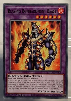 Blazing Bombardment Beast - Common - MP25-EN406 - 2025 Mega-Pack Tin - EN/DE/NM