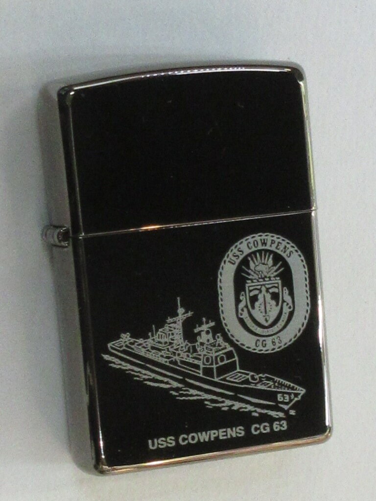 Zippo 新品未使用 ミリタリーUSS COWPENS CG63(^^) Vintage Zippo 2003 USS Cowpens CG-63 US Navy Guided Missile
