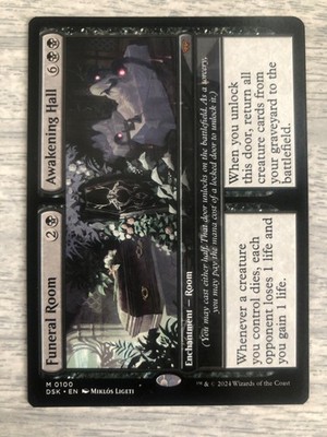 MTG Magic 1 x Funeral Room Awakening Hall #100 x 1 - DSK Duskmourn FREE SHIPPING