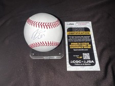 Michael Grove Signed Official Major League Baseball Los Angeles Dodgers JSA Auth