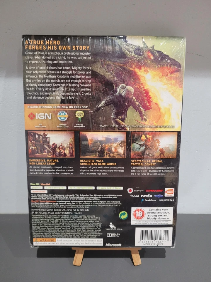 The Witcher 2: Assassins Of Kings: Enhanced Edition Xbox 360 NEW & SEALED - Image 2 of 4