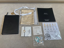 Lovely lots of Chanel Bookmarks / Ornments / Charms Notebooks 