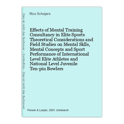 Effects of Mental Training Consultancy in Elite Sports Theoretical Consideration