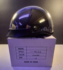 1 NEW EXL-100 CHROME MOTORCYCLE HELMET SIZE E...