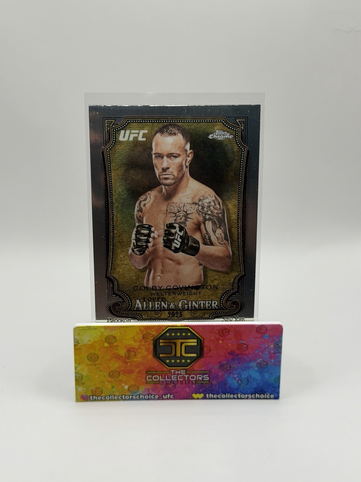 2025 Topps Chrome UFC — Colby Covington Allen And Ginter #AG-20