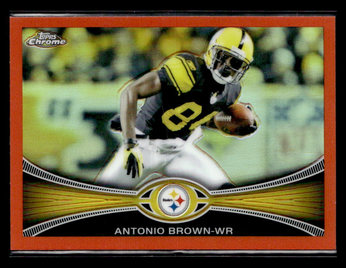 2012 Topps Chrome #106 Antonio Brown Orange Refractors
