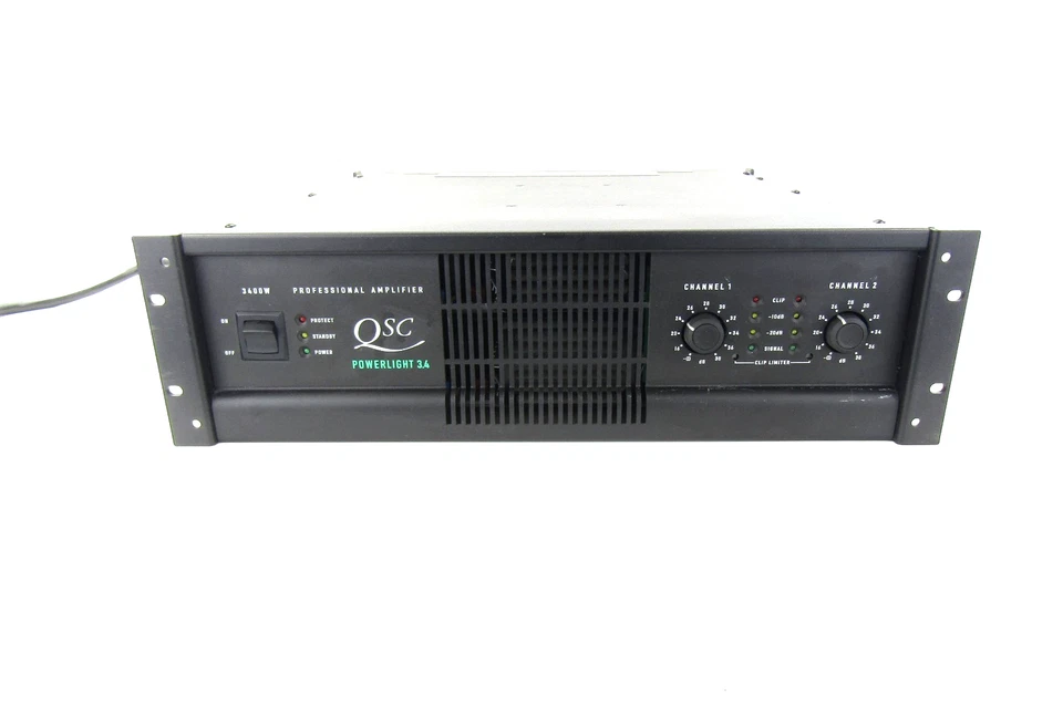 QSC Powerlite 3.4 PL3.4 3400 Watt Professional Amplifier - Image 2 of 4