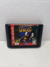 Sonic 3D Blast (Sega Genesis, 1996) GAME CARTRIDGE ONLY TESTED WORKS 
