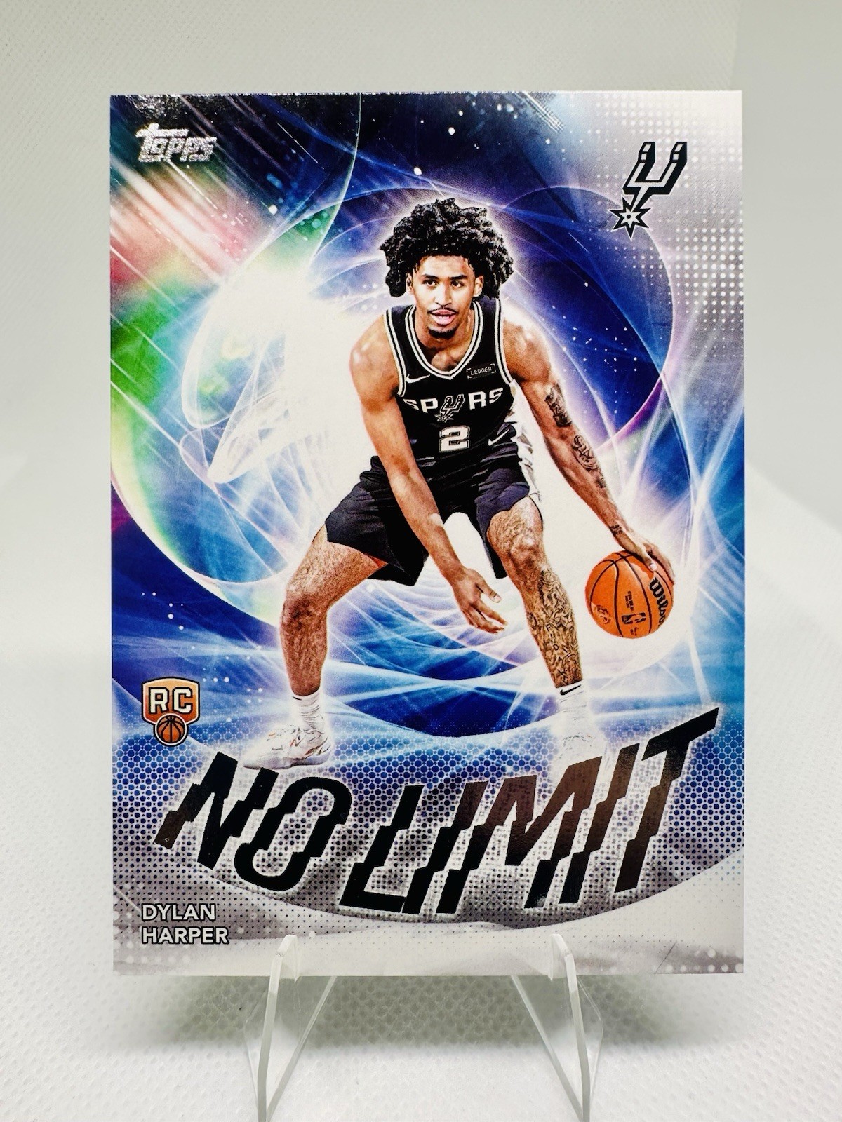 2025-26 Topps Dylan Harper RC Rookie No Limit #NL-2 San Antonio Spurs