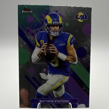 Topps 2025 Topps Finest Matthew Stafford #60 Los Angeles Rams Football Card