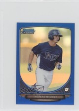 2013 Bowman Chrome Minis Blue Refractor 37/99 Thomas Milone #295 2x6