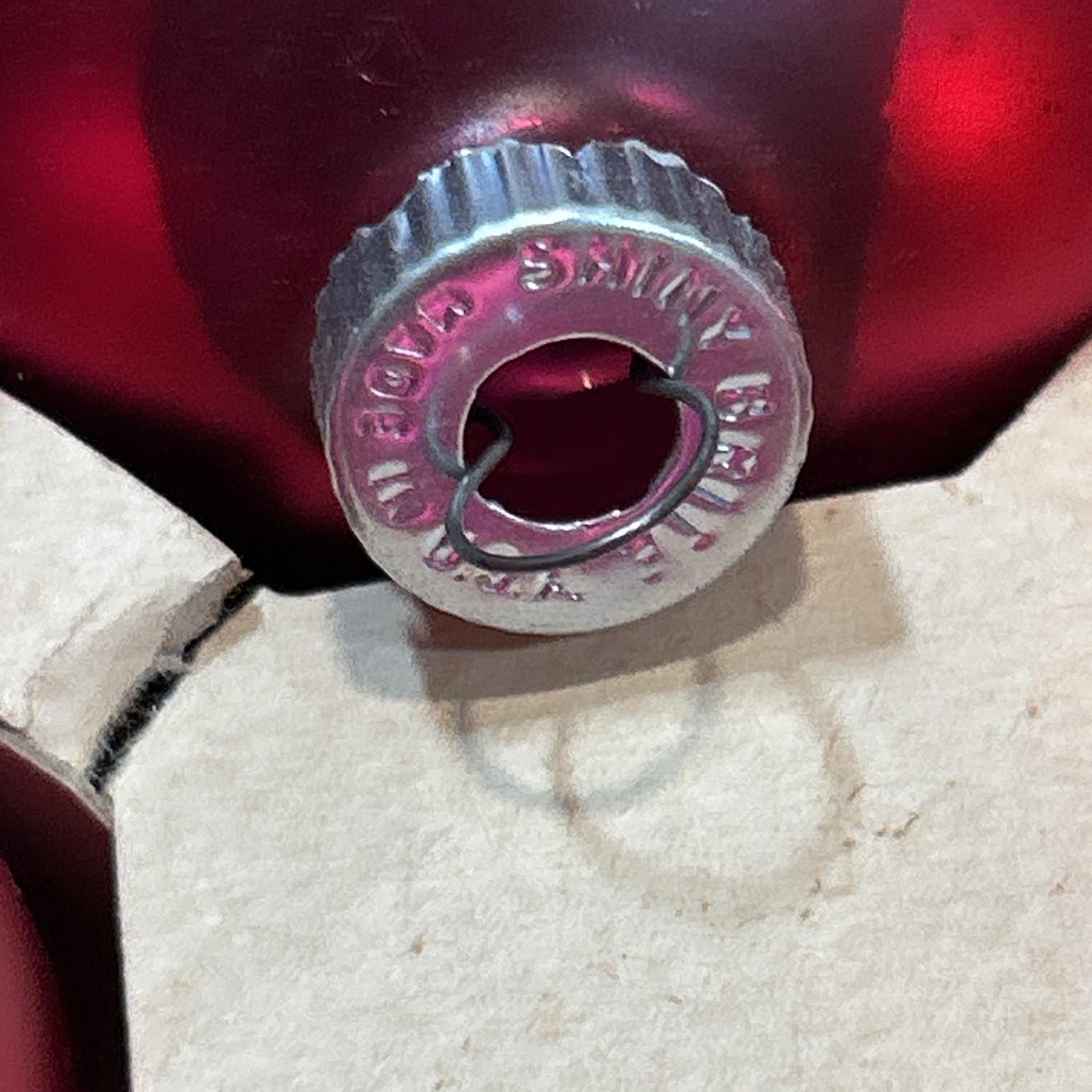 VTG SHINY BRITE 8 Mercury Glass Pink Christmas Ornaments w/ Box – Some Wear