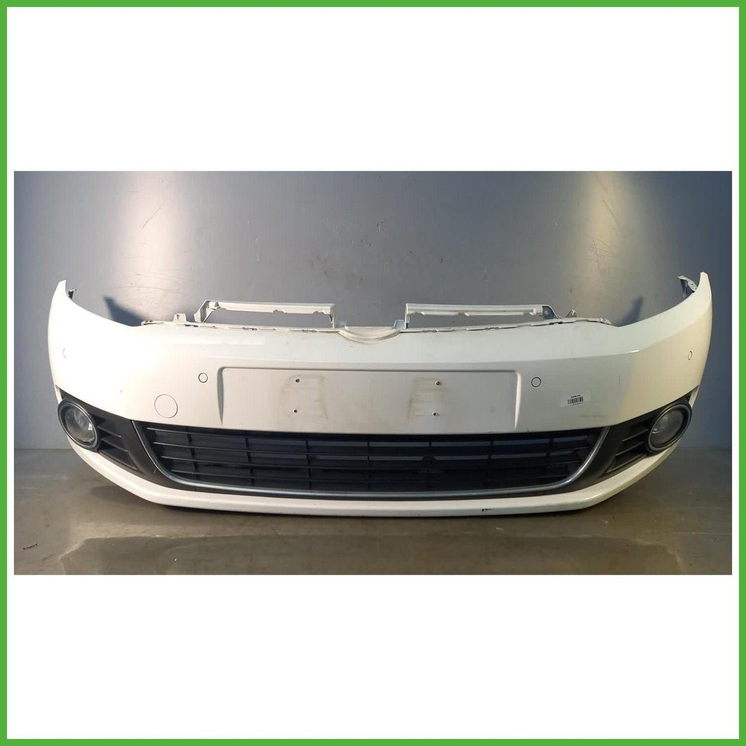 Paraurti Anteriore Volkswagen Golf VI 5K0807079GRU Bianco B4 B9a 2008 2012 Usato