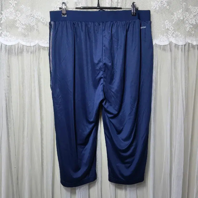 Adidas AEROREADY 3-Stripes Training Shorts, 2XL, Navy thumbnail 6