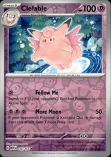 Pokemon Clefable 36/165 151 Reverse Holo 3 Card Lot